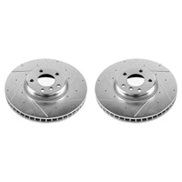 PowerStop Power Stop 10-17 BMW 535i GT Front Evolution Drilled & Slotted Rotors - Pair