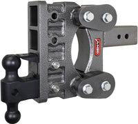 GEN-Y Hitch Gen-Y The Boss Torsion-Flex 3in Shank 6in Drop 32K Hitch w/GH-0161 Dual-Ball/GH-0162 Pintle Lock