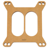 Edelbrock Spacer Carburetor 1/2In Wood Fiber Laminate Divided