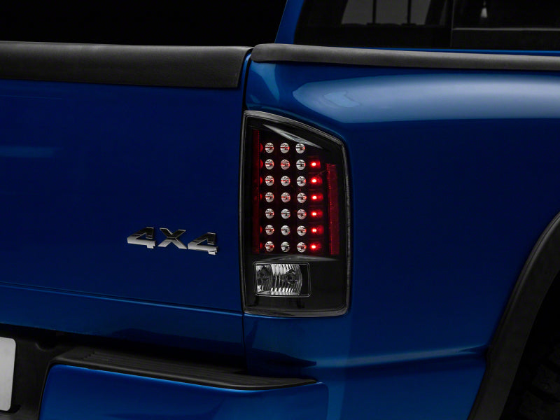 Raxiom 07-08 Dodge RAM 1500 LED Tail Lights- Black Housing (Clear Lens)