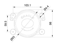 ORACLE Lighting Oracle Jeep Wrangler JK/JL/JT High Performance W LED Fog Lights - w/o Controller