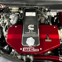 Wehrli 10-23 Cummins Fabricated Aluminum Engine Cover - Illusion Purple