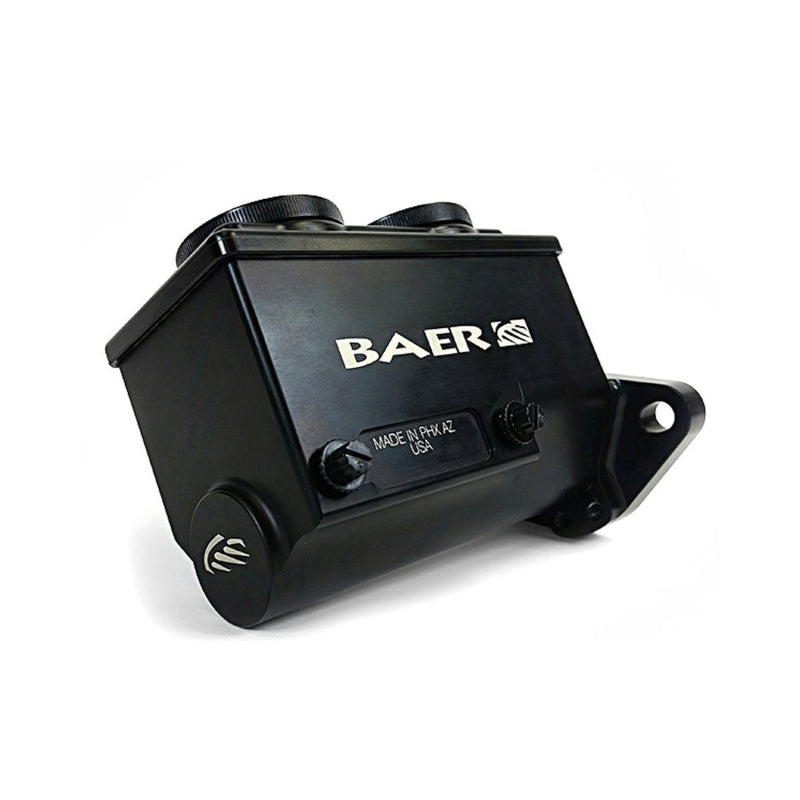 Baer Brakes GM/Ford 1-1/8in Bore Remaster 2-Bolt Left Port Master Cylinder Assembly - Black