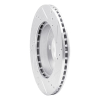R1 Concepts R1 91-02 Saturn SC Front Left Drilled & Slotted Silver Brake Rotor