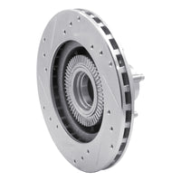 R1 Concepts R1 91-94 Ford Explorer Front Right Drilled & Slotted Silver Brake Rotor