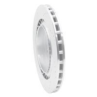 R1 Concepts R1 04-11 Cadillac STS Rear Right Drilled & Slotted Silver Brake Rotor