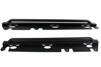 Fishbone Offroad 07-18 Jeep Wrangler JK 4 Door Rubicon Steel Rock Slider - Black Textured Powdercoat