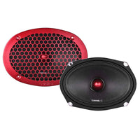 DS18 6x9in 275 Watts RMS 8 ohm Mid-Range Loudspeaker Bullet Loudspeaker Grill Included