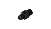 Vibrant -6AN Male to 3/8in NPT Male Union Adapter Fitting w/ 1/8in NPT Port