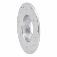 R1 Concepts R1 13-16 Dodge DART Rear Left Drilled & Slotted Silver Brake Rotor