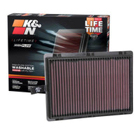 K&N Engineering K&N 17-18 Hyundai Santa Fe Sport L4-2.4L F/I Drop In Air Filter
