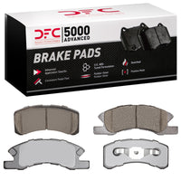 DFC 14-25 Dodge Attitude (Mexico) Front 5000 Advanced Ceramic Brake Pads