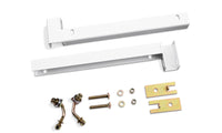 BackRack 17-23 Ford F-250/350 SD (Alum Body) No Drill Standard Hardware Kit - White