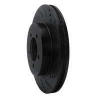 R1 Concepts R1 02-05 Ford Explorer Front Right Drilled & Slotted Black Brake Rotor