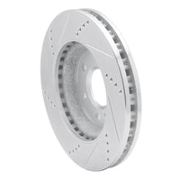 R1 Concepts R1 06-09 Buick TERRAZA Front Right Drilled & Slotted Silver Brake Rotor