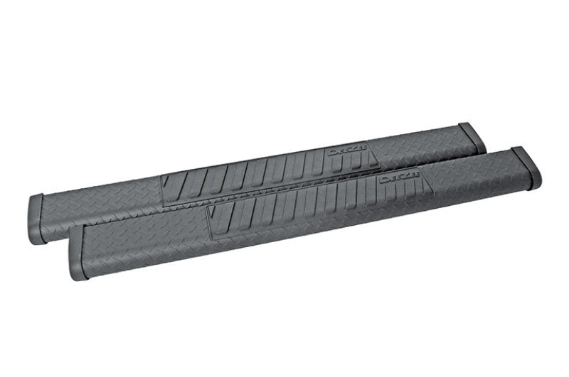 Dee Zee Universal Tubes - 6In Oval - Brite Tread Aluminum (RegCab)