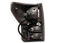 Raxiom 07-13 Toyota Tundra Axial Series Dual C-Shape LED Tail Lights- Black Housing- Smoked Lens