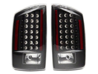 Raxiom 07-08 Dodge RAM 1500 LED Tail Lights- Black Housing (Clear Lens)