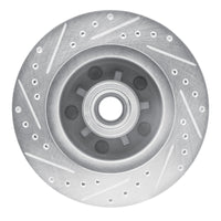 R1 Concepts R1 1969-1996 Buick Estate Wagon Front Right Drilled & Slotted Silver Brake Rotor