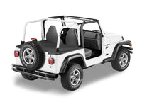 Bestop 97-02 Jeep Wrangler TJ Duster Deck Cover (Black Denim Factory Soft Top)