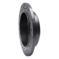 R1 Concepts R1 96-02 Ford Crown Victoria Rear Right Drilled & Slotted Black Brake Rotor