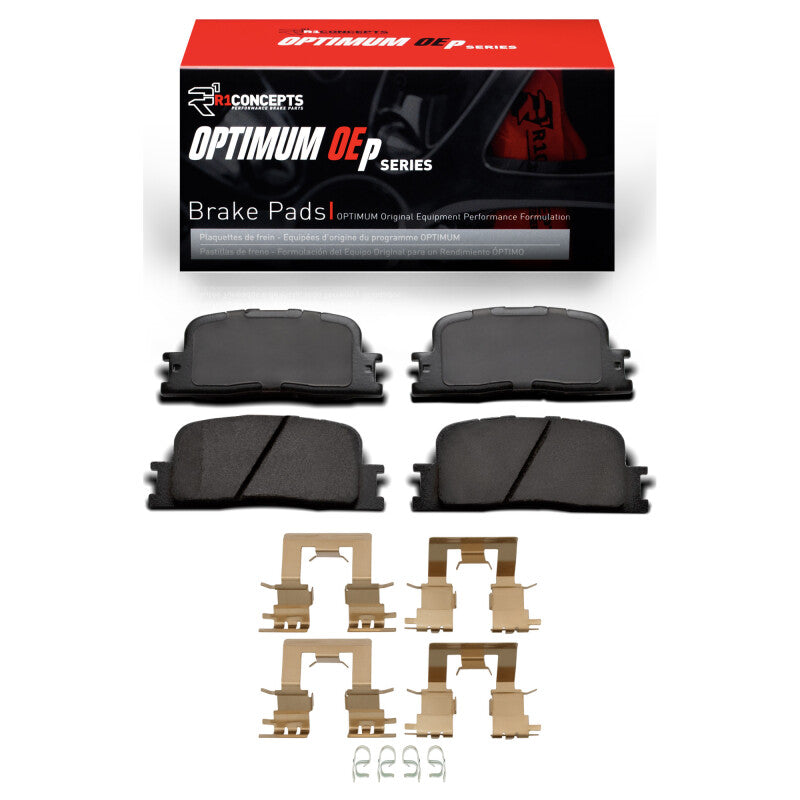 R1 Concepts R1 02-06 Lexus ES330 Rear Optimum OE Pads & Hardware Kit