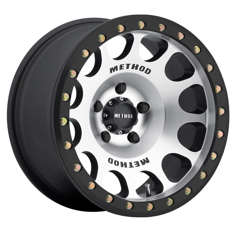 Method Wheels Method MR105 Beadlock 17x9 -38mm Offset 6x5.5 108mm CB Machined w/Matte Black Ring Wheel