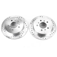 PowerStop Power Stop 08-09 Buick Allure Rear Evolution Drilled & Slotted Rotors - Pair