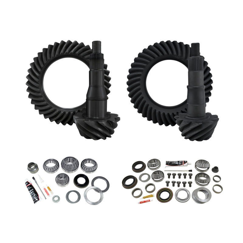 Yukon Gear & Axle Yukon Gear & Install Kit Package for 11-19 Ford F150 9.75in Front & Rear 4.11 Ratio