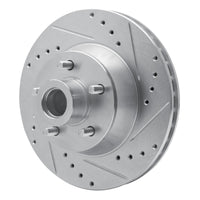 R1 Concepts R1 71-81 Chrysler Town & Country Front Right Drilled & Slotted Silver Brake Rotor