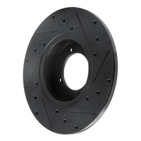 R1 Concepts R1 74-78 Nissan 260Z Front Left Drilled & Slotted Black Brake Rotor