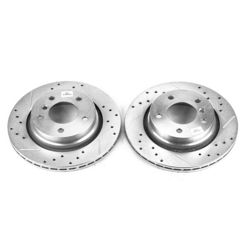 PowerStop Power Stop 2000 BMW 323i Rear Evolution Drilled & Slotted Rotors - Pair