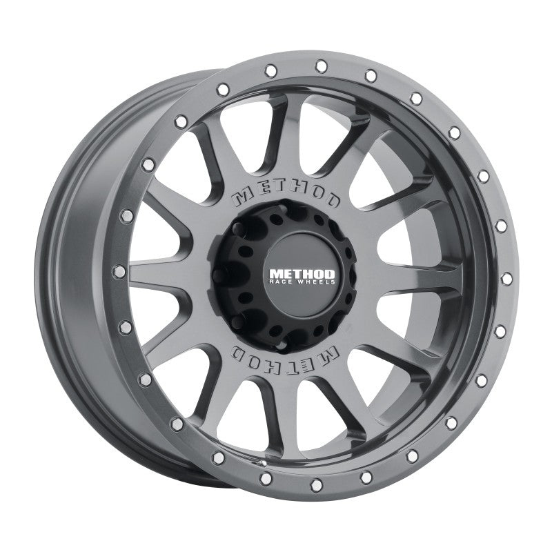 Method Wheels Method MR605 NV 20x10 -24mm Offset 8x170 124.9mm CB Gloss Titanium Wheel