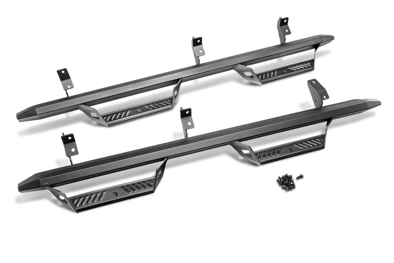 N-Fab Predator Pro Step System 07-17 Toyota Tundra Double Cab - Tex. Black
