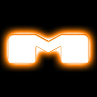 ORACLE Lighting Universal Illuminated LED Letter Badges - Matte Wht Surface Finish - M
