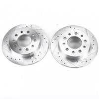 PowerStop Power Stop 03-08 Hyundai Tiburon Rear Evolution Drilled & Slotted Rotors - Pair