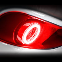 ORACLE Lighting Oracle 15-21 Dodge Challenger WP LED Fog Halo Kit - Red
