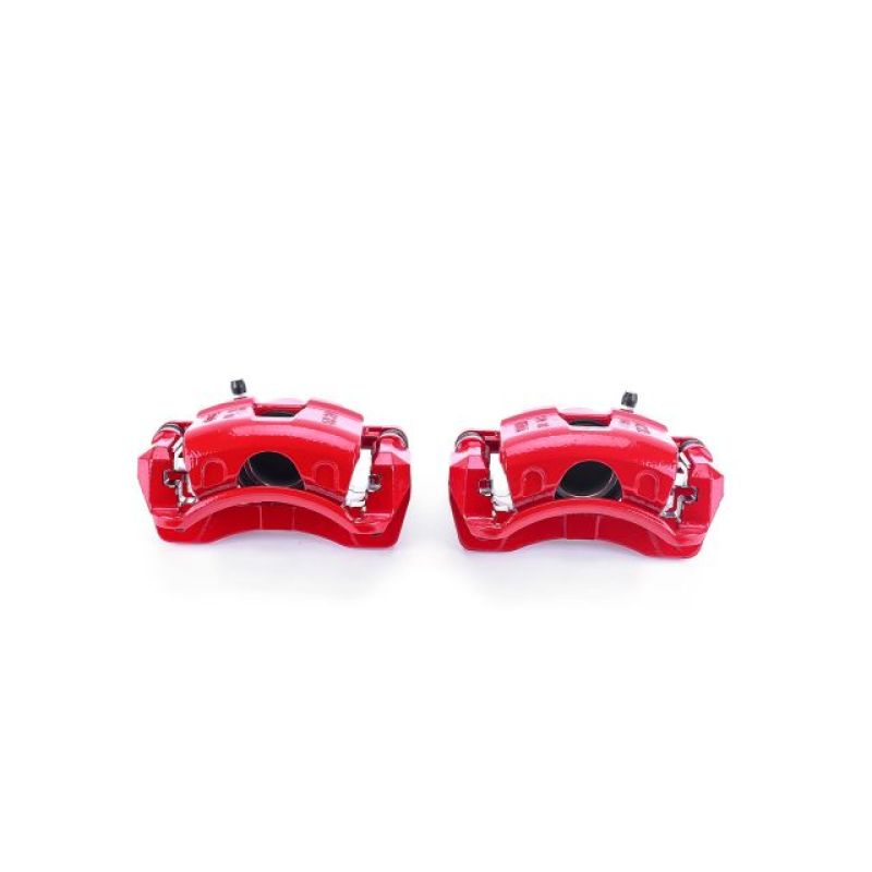 PowerStop Power Stop 04-11 Chevrolet Aveo Front Red Calipers w/Brackets - Pair