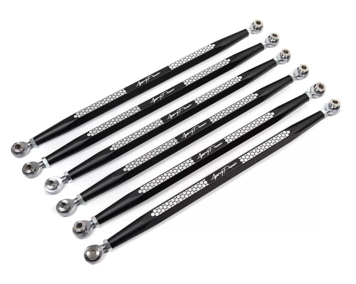 Agency Power AP-BRP-X3-200-BLK Adjustable Rear Radius Rod Set Black Can-Am Maverick X3 |