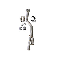 Active Autowerke BMW G80 G82 S58 Signature Single Mid-Pipe Exhaust with G-Brace - Resonated (M3 & M4) -