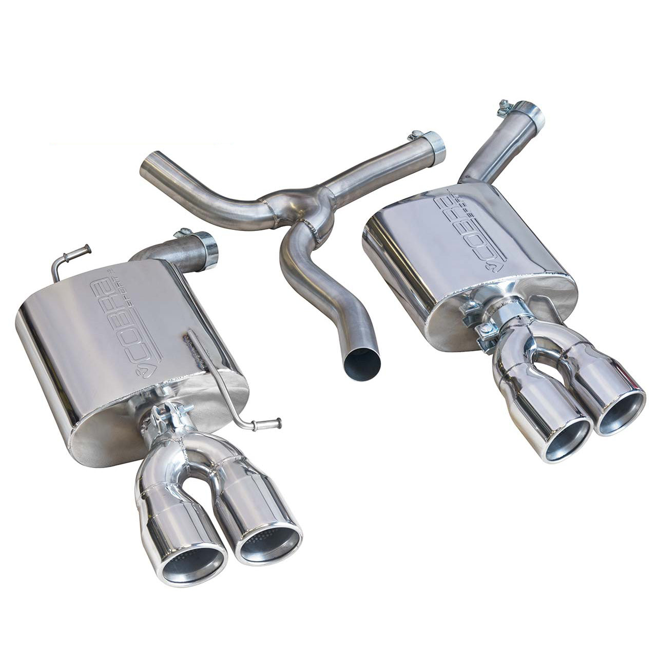 Cobra Exhaust Audi A5 2.0 TDI Coupe (S-Line) Dual Exit S5 Style Performance Exhaust Conversion |