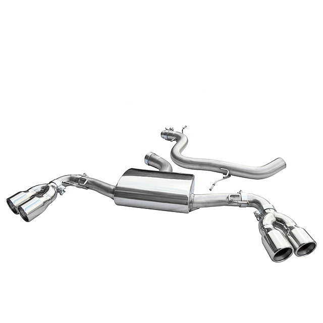 Cobra Exhaust Audi TT (Mk2) 1.8/2.0 TFSI (2WD) (2007-11) Cat Back Performance Exhaust |