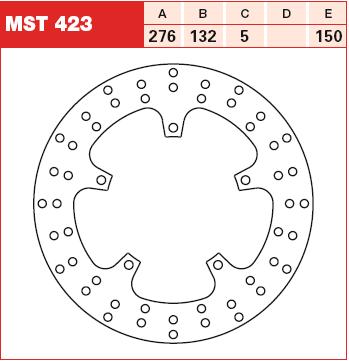 TRW MOTO MST423 Brake Disc