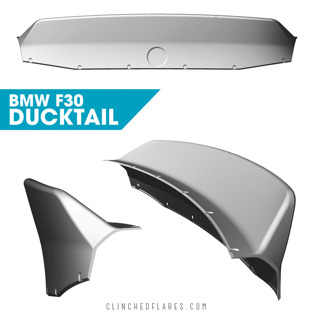 Clinched BMW 3-series F30 Ducktail Spoiler |