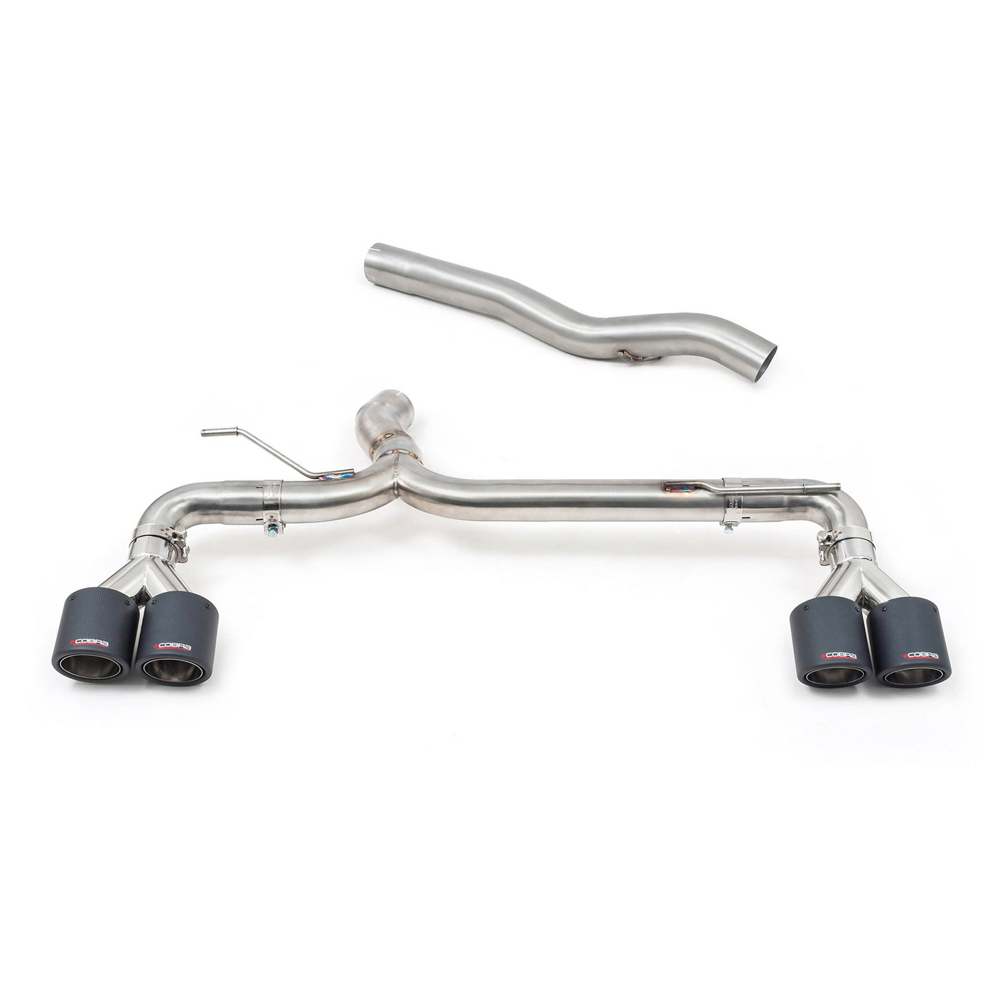 Cobra Exhaust BMW M135i (F40) Quad Exit GPF/PPF Back Non-Valved Race Box Delete M3 Style Performance Exhaust |