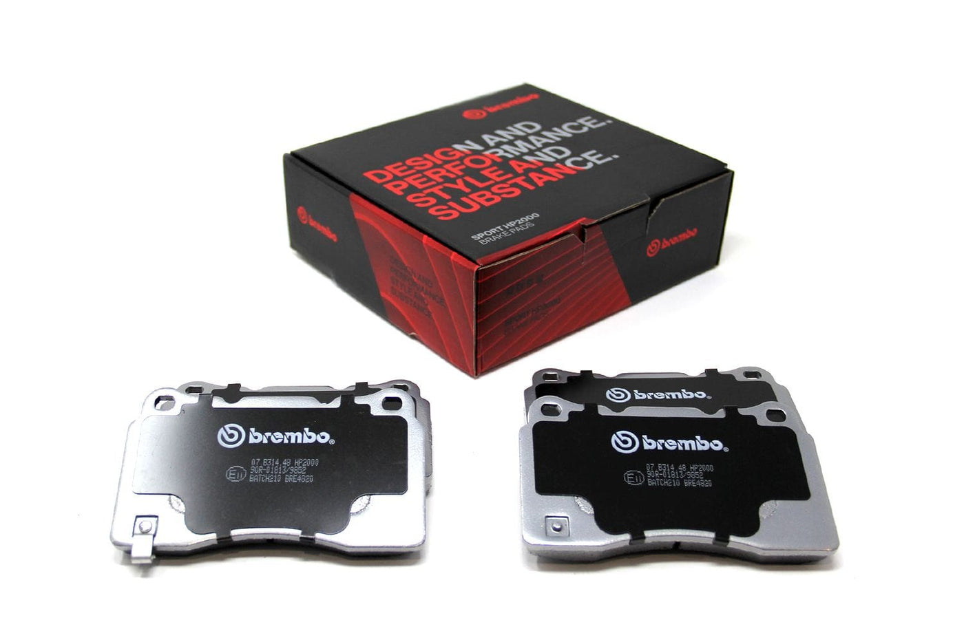 BREMBO 07.B314.48 High Performance Front Brake Pad Set