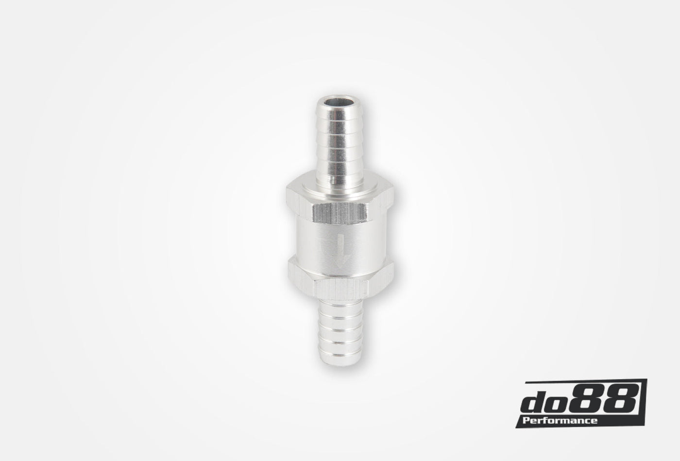 DO88 BV-8AL One way non return valve for 8mm hose, Aluminium