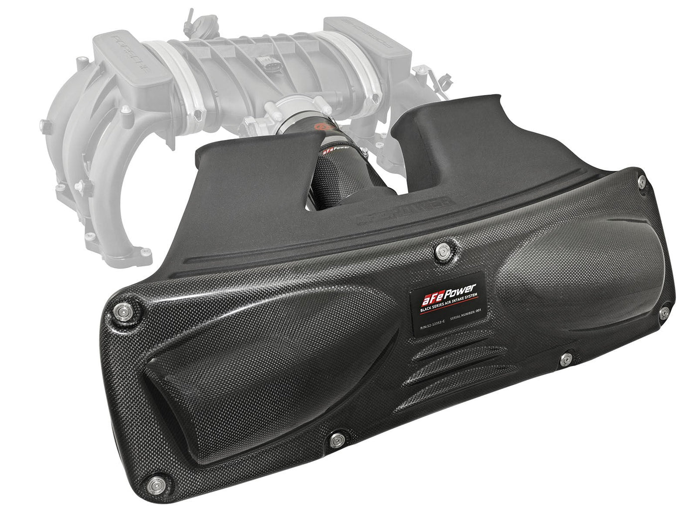 aFe Porsche Black Series Cold Air Intake System (911 Carrera 4/4S/S H6)