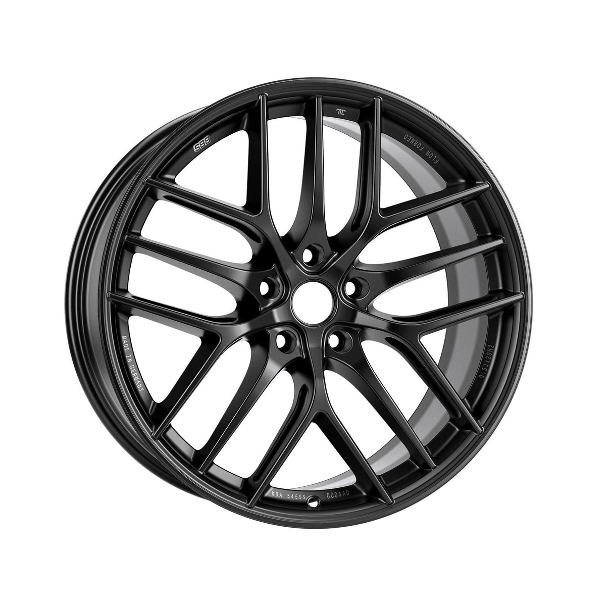 BBS CC-R Unlimited alloy wheel in Satin Black - 9.5x20 PCD5x117.5 Offset51.5