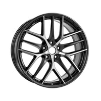 BBS CC-R Unlimited alloy wheel in Satin Black Diamondcut - 9.5x20 PCD5x117.5 Offset51.5